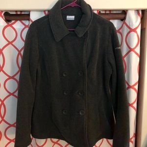Columbia women’s fleece pea coat jacket